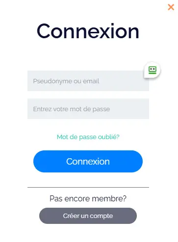 Connexion des membres du BOOMSBET CASINO