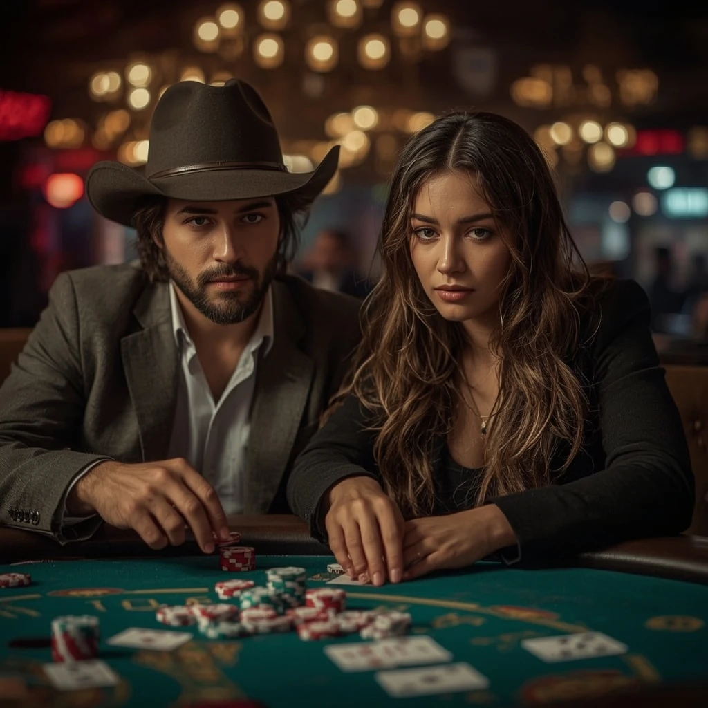 photo de deux joueurs de poker BoomsBet Casino